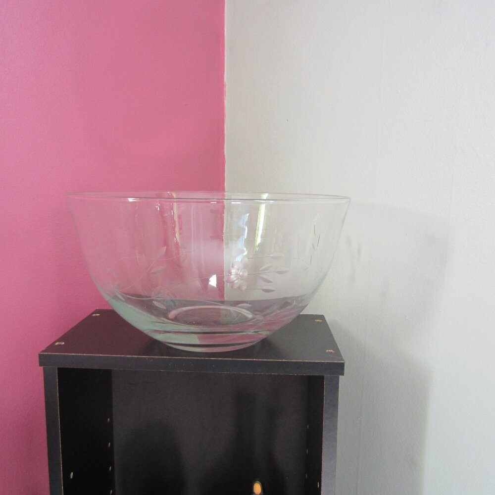 NIB/RARE Princess House Princess Heritage Handblown Crystal Bowl # 6194 NEW IN B